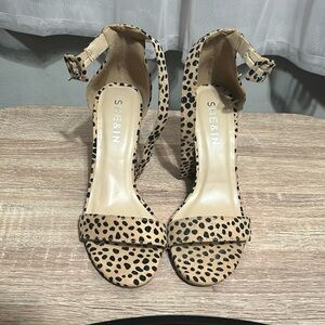Animal print high heels. Never worn